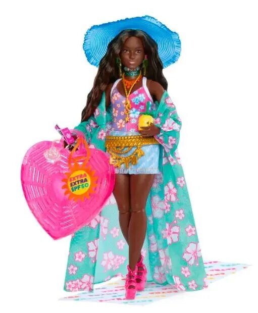 Lėlė Barbie Extra Fly beach цена и информация | Žaislai mergaitėms | pigu.lt