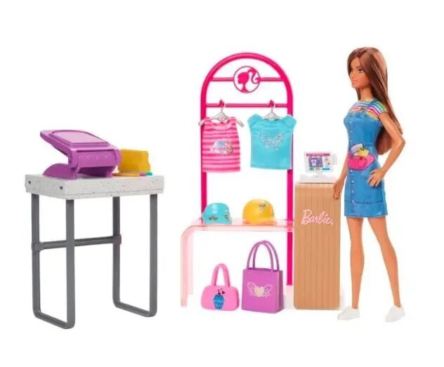 Lėlės rinkinys Barbie Mados dizaineris kaina ir informacija | Žaislai mergaitėms | pigu.lt