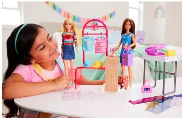 Lėlės rinkinys Barbie Mados dizaineris kaina ir informacija | Žaislai mergaitėms | pigu.lt