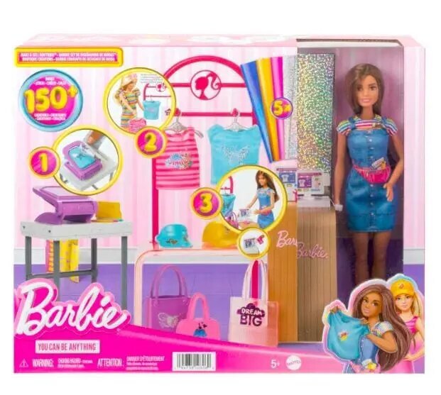 Lėlės rinkinys Barbie Mados dizaineris kaina ir informacija | Žaislai mergaitėms | pigu.lt