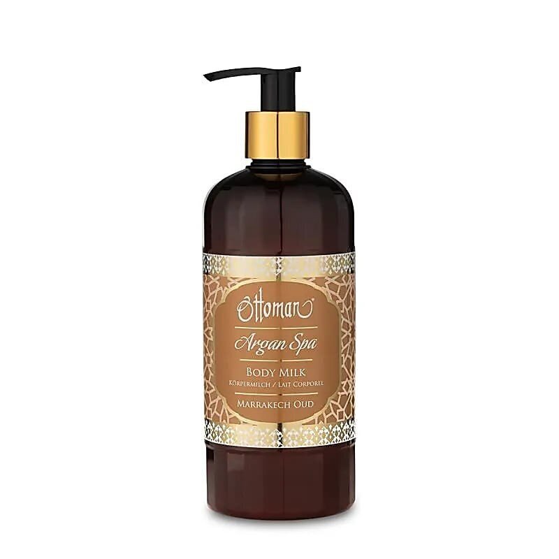 Kūno pienelis su arganu Ottoman Argan Spa Marrakech Oud, 400 ml kaina ir informacija | Kūno kremai, losjonai | pigu.lt