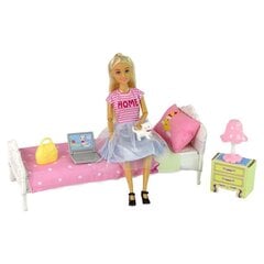 Lėlė Anlily su miegamojo priedais kaina ir informacija | Žaislai mergaitėms | pigu.lt