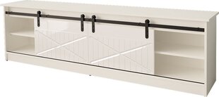 TV staliukas Cama Meble Granero, 200x56,7x35 cm, balta цена и информация | Тумбы под телевизор | pigu.lt