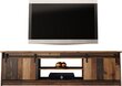 TV staliukas Cama Meble Granero, 200x56,7x35 cm, rudas kaina ir informacija | TV staliukai | pigu.lt