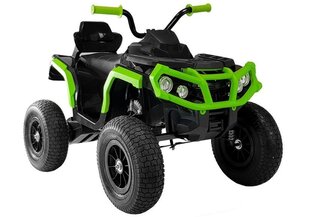 Квадроцикл QUAD с надувными колесами, черный цена и информация | Электромобили для детей | pigu.lt