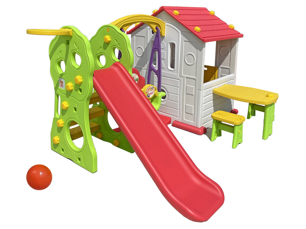 Vaikų žaidimų namelis House Slide 533 цена и информация | Vaikų žaidimų nameliai | pigu.lt