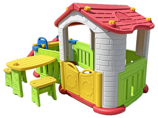 Vaikų žaidimų namelis su čiuožykla Garden House 806 kaina ir informacija | Vaikų žaidimų nameliai | pigu.lt