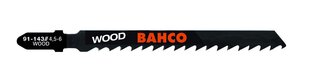 Siaurapjūklio geležtės Bahco, 1,45x132mm 8TPI, 5vnt kaina ir informacija | Mechaniniai įrankiai | pigu.lt