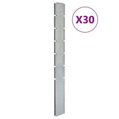 Sodo tvoros stulpai vidaXL 19x4x180 cm kaina ir informacija | Tvoros ir jų priedai | pigu.lt