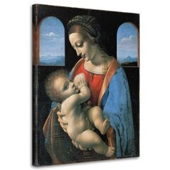 Reprodukcija Madonna litta - da vinci цена и информация | Репродукции, картины | pigu.lt