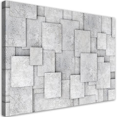 Paveikslas Geometrinė betono abstrakcija цена и информация | Репродукции, картины | pigu.lt