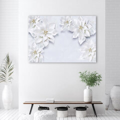 Reprodukcija Baltos gėlės kaina ir informacija | Reprodukcijos, paveikslai | pigu.lt