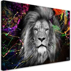 Reprodukcija Spalvinga liūto abstrakcija kaina ir informacija | Reprodukcijos, paveikslai | pigu.lt