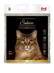 Bentonitinis kačių kraikas Sahara premium clumping cat litter, 17kg kaina ir informacija | Kraikas katėms | pigu.lt