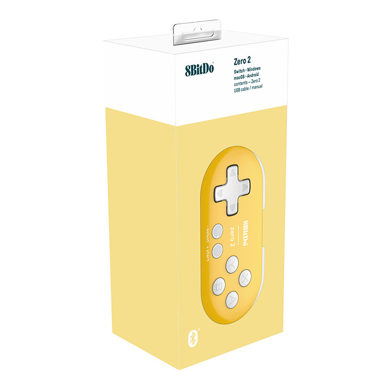 8BitDo Zero2-Y kaina ir informacija | Žaidimų pultai  | pigu.lt