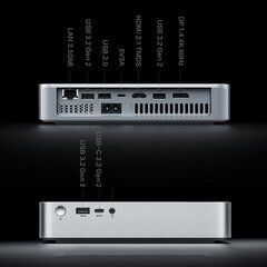 Mini pc Компьютер Lenovo Mini-01P i5-13500H 16G-DDR4 1TB SSD WIFI6 win11 HDMI 5.0GHz цена и информация | Stacionarūs kompiuteriai | pigu.lt