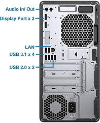 ProDesk 600 G3 MT i5-7500 32GB 1TB SSD 1TB HDD Windows 10 Professional Стационарный компьютер цена и информация | Stacionarūs kompiuteriai | pigu.lt