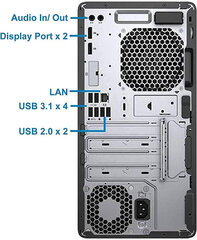 ProDesk 600 G3 MT i5-7500 8GB 1TB SSD 1TB HDD Windows 10 Professional Стационарный компьютер цена и информация | Stacionarūs kompiuteriai | pigu.lt