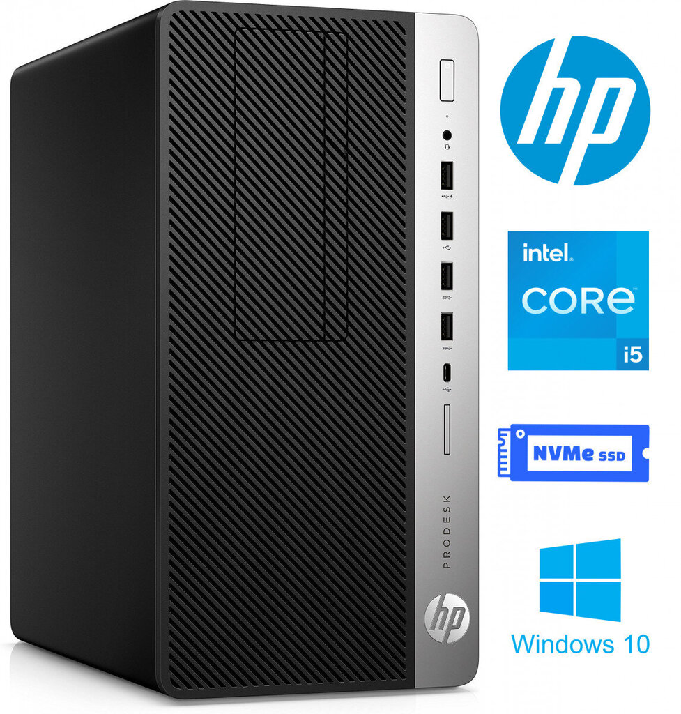 HP ProDesk 600 G3 MT цена и информация | Stacionarūs kompiuteriai | pigu.lt