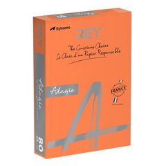 Spalvotas popierius REY ADAGIO A4 80g orange intense 21 kaina ir informacija | Kanceliarinės prekės | pigu.lt