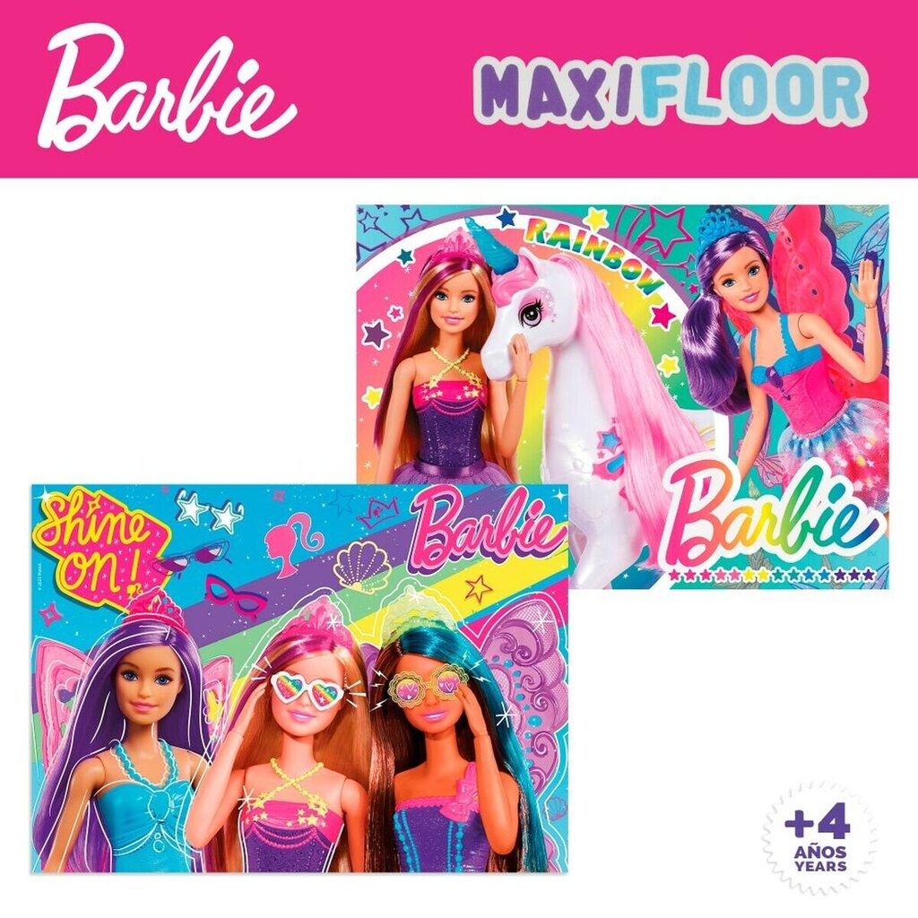 Dėlionių rinkinys Barbie MaxiFloor, 192 det kaina ir informacija | Dėlionės (puzzle) | pigu.lt