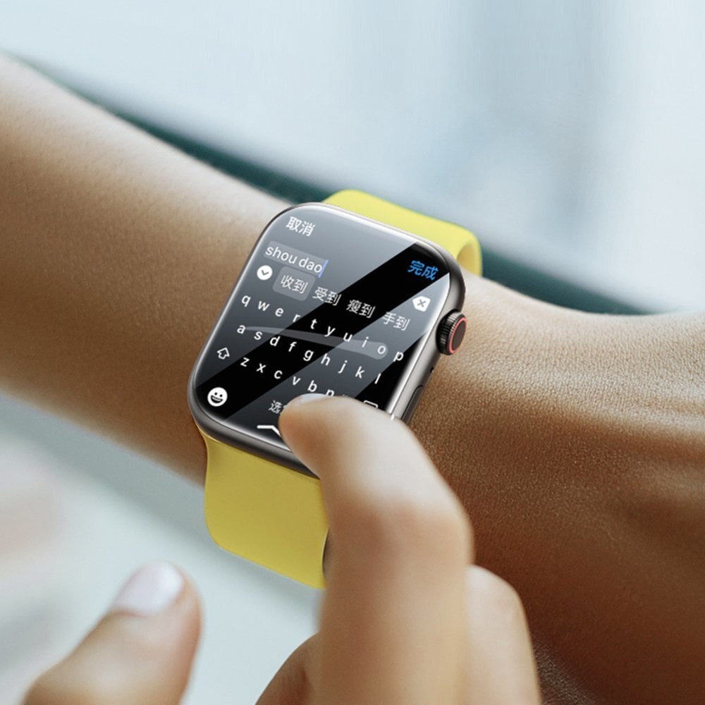 Baseus Apple Watch 4/5/6/SE/SE 2 transparent kaina ir informacija | Išmaniųjų laikrodžių ir apyrankių priedai | pigu.lt