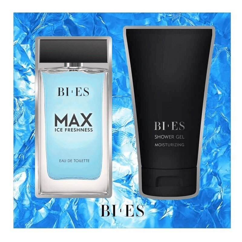 Tualetinio vandens rinkinys Bi-es Max Ice Freshness: EDT, 90ml + dušo želė, 150 ml цена и информация | Kvepalai vyrams | pigu.lt