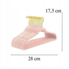 Vaikiškos drabužių pakabos, 20vnt. цена и информация | Вешалки и мешки для одежды | pigu.lt
