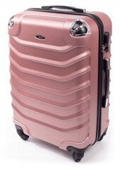 Vidutinis lagaminas RGL, M, rožinis цена и информация | Чемоданы, дорожные сумки  | pigu.lt
