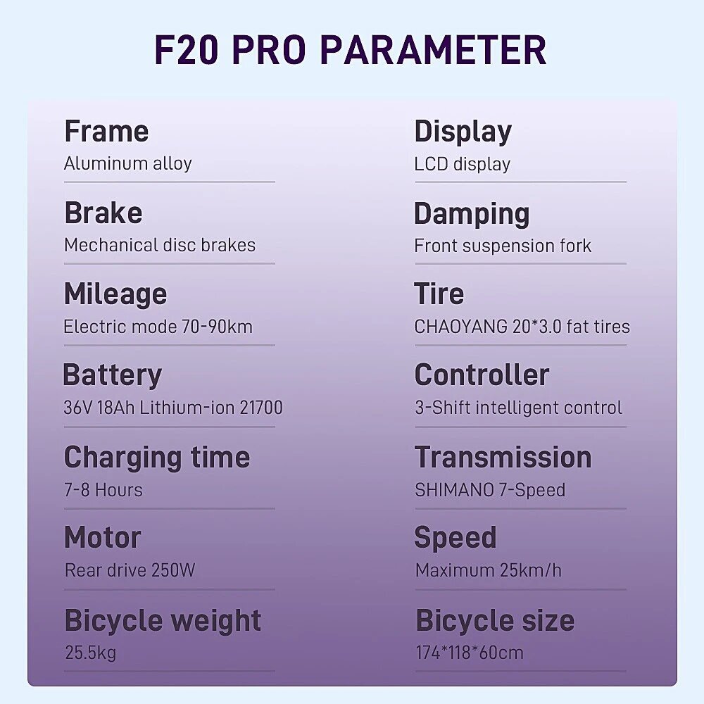 Elektrinis dviratis FAFREES F20 Pro, 20", šviesiai mėlynas цена и информация | Elektriniai dviračiai | pigu.lt