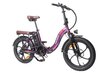 Elektrinis dviratis FAFREES F20 Pro, 20", violetinis kaina ir informacija | Elektriniai dviračiai | pigu.lt