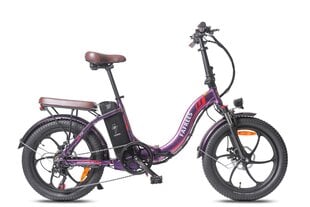 Электровелосипед FAFREES F20 Pro, 20", фиолетовый, 250Вт, 18Ач цена и информация | Электровелосипеды | pigu.lt
