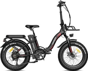 Электрический велосипед FAFREES F20 Max, 20", черный, 500Вт, 22.5Ач цена и информация | Электровелосипеды | pigu.lt