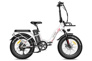 Elektrinis dviratis FAFREES F20 Max, 20", baltas kaina ir informacija | Elektriniai dviračiai | pigu.lt