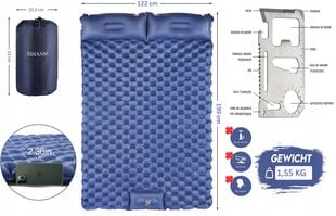 Savaime prisipučiantis kilimėlis, 60x198x6 cm цена и информация | Надувные матрасы и мебель | pigu.lt