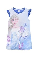 Naktiniai marškinėliai mergaitėms Frozen , mėlyni цена и информация | Пижамы, халаты для девочек | pigu.lt