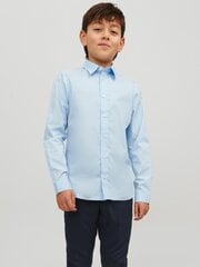 Детская рубашка JACK & JONES 12223343*02, голубая, 5715318037918 цена и информация | Рубашки для мальчиков | pigu.lt