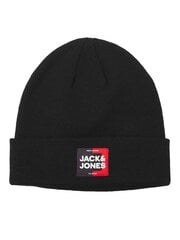 Jack&Jones kepurė berniukams 12236565*01, juoda kaina ir informacija | Kepurės, pirštinės, šalikai berniukams | pigu.lt