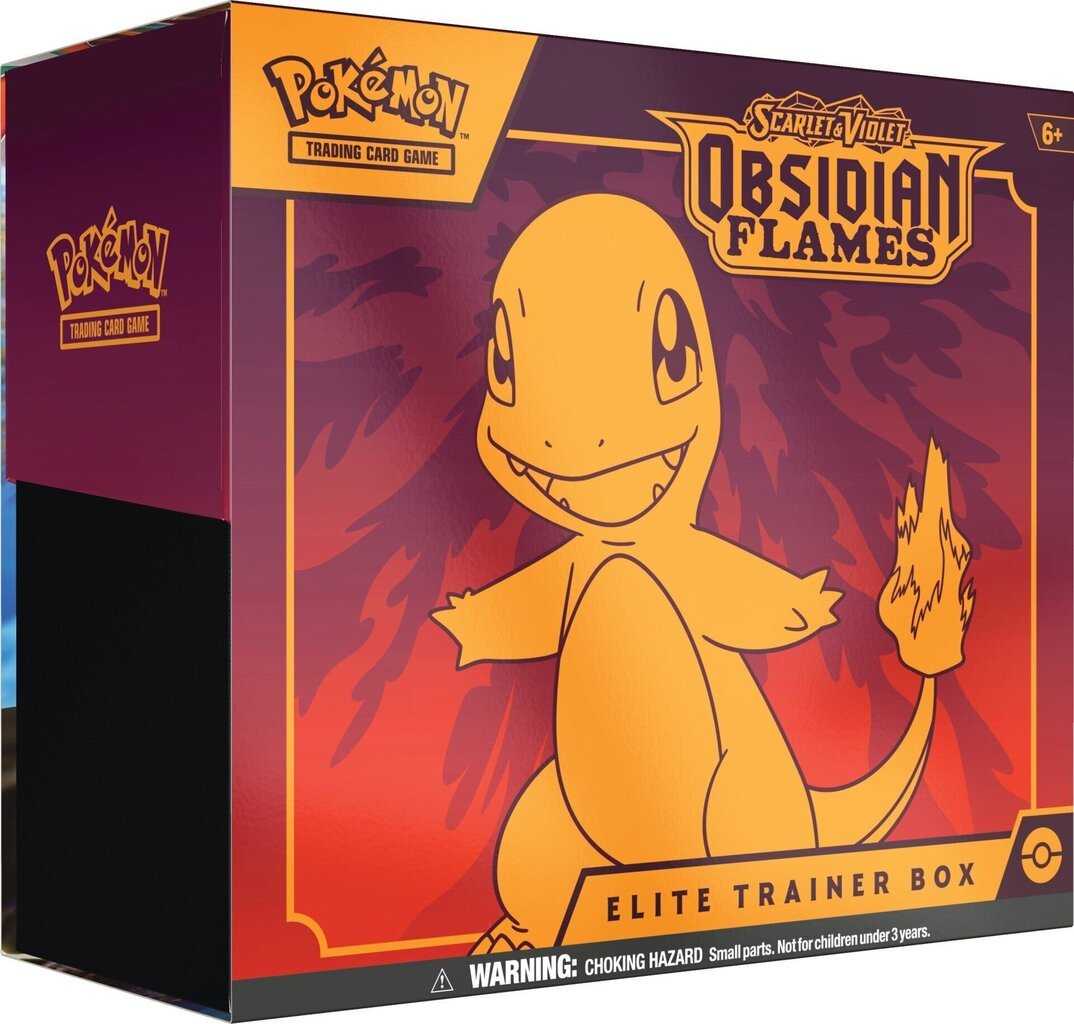 Žaidimo kortų rinkinys Pokemon TCG Scarlet & Violet 3 Obsidian Flames Elite  Trainer Box цена | pigu.lt