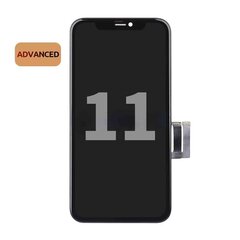 LCD Display NCC for Iphone 11 Black Incell Metal Plate Advanced kaina ir informacija | Monitoriai | pigu.lt