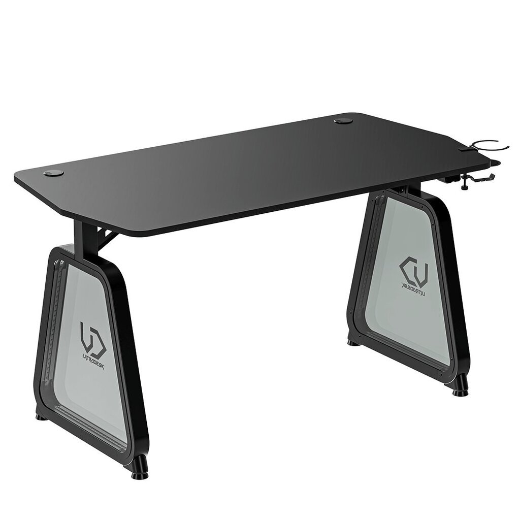 Žaidimų stalas Ultradesk Booster Gaming Desk, juodas kaina ir informacija | Kompiuteriniai, rašomieji stalai | pigu.lt