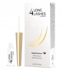 Blakstienų serumas Long4Lashes, 3 ml kaina ir informacija | Akių šešėliai, pieštukai, blakstienų tušai, serumai | pigu.lt