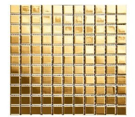 Plytelės sienoms auksinė mozaika 29x29.5 cm цена и информация | Настенная плитка | pigu.lt