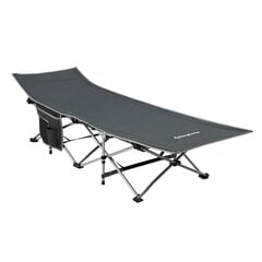 Sulankstomas stovyklavimo gultas King Camp Comfort, pilka, 190x67x38cm kaina ir informacija | Turistiniai baldai | pigu.lt