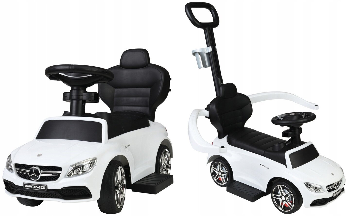 Paspiriamas vaikiškas automobilis Mercedes AMG цена и информация | Žaislai kūdikiams | pigu.lt