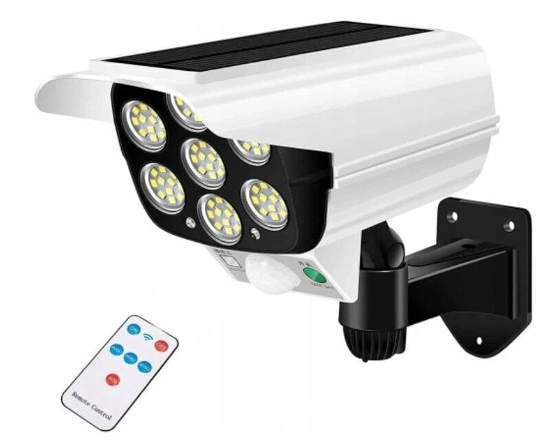 LED лампа с датчиком движения, пультом в виде камеры. Фэйк камера. JLP-2178  LED цена | pigu.lt