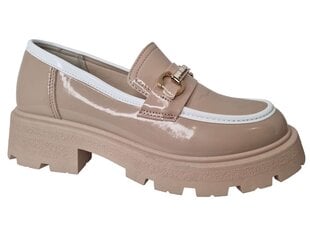 Bateliai moterims Prety Shoes, smėlio spalvos цена и информация | Женские туфли | pigu.lt