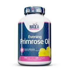 Vitaminai imuninei sistemai Haya Labs Evening Primrose Oil 120 vnt. цена и информация | Витамины | pigu.lt