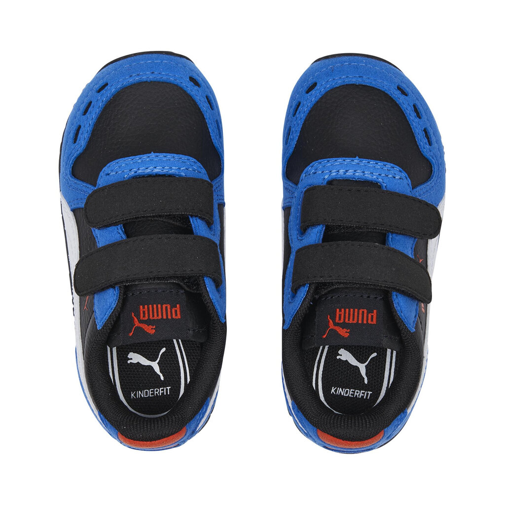 Batai mergaitėms ir berniukams Puma Cabana Racer Sl 20 V Inf Black Blue 383731, mėlyni kaina ir informacija | Sportiniai batai vaikams | pigu.lt