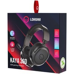 Lorgar Kaya 360, Black цена и информация | Наушники | pigu.lt